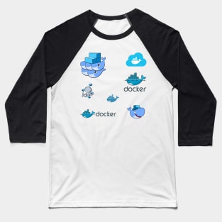 docker sticker set Baseball T-Shirt